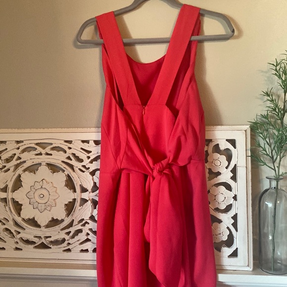 SALE ASOS Pink Double Strap Cocktail Dress - Picture 2 of 16